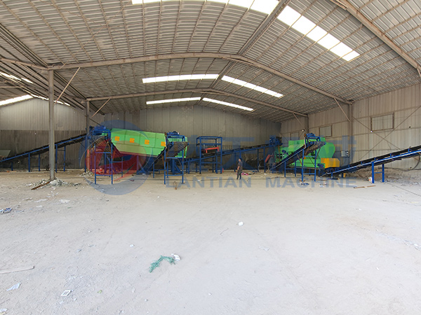 遼寧大連建筑垃圾篩分現場